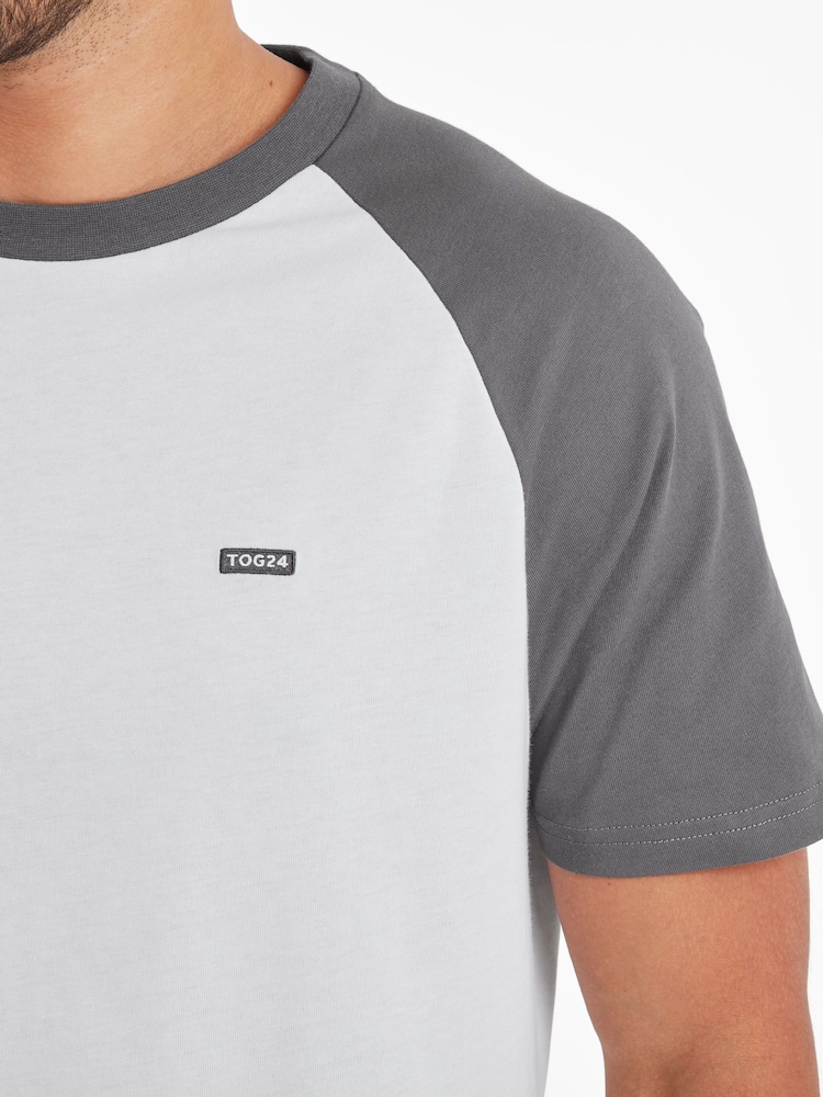 Tog 24 Grey Mens McGill 100% Cotton T-Shirt - Image 6 of 7