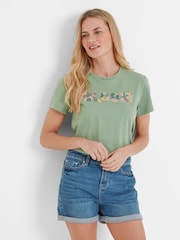 أخضر - Tog 24 Womens Minda 100% Cotton T-Shirt - صورة 2 من 6