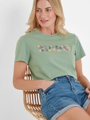أخضر - Tog 24 Womens Minda 100% Cotton T-Shirt - صورة 4 من 6