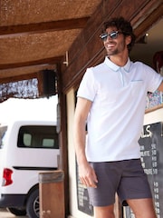 Tog 24 White Mens Hamlin 100% Cotton Polo Shirt - Image 1 of 7