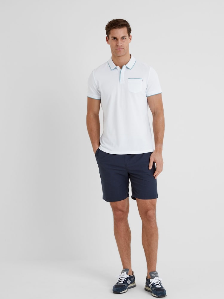 Tog 24 White Mens Hamlin 100% Cotton Polo Shirt - Image 2 of 7