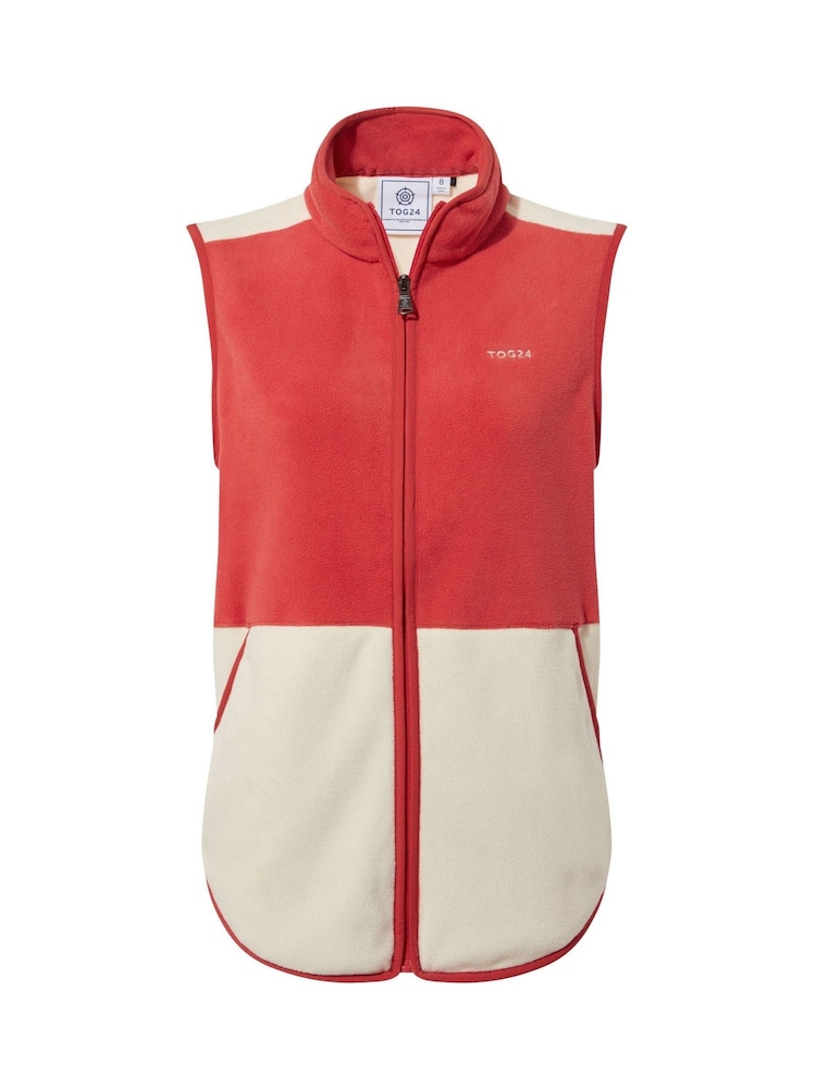 Tog 24 Red Womens Fordley Half Zip Fleece - Image 7 of 7
