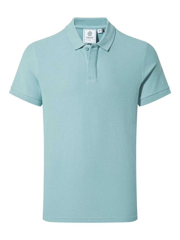 Tog 24 Blue Mens 100% Cotton Wexler Polo Shirt - Image 7 of 7 Tog 24 Blue Mens 100% Cotton Wexler Polo Shirt - Image 7 of 7