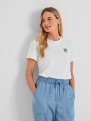 Tog 24 White Womens Respect 100% Cotton T-Shirt - Image 2 of 5
