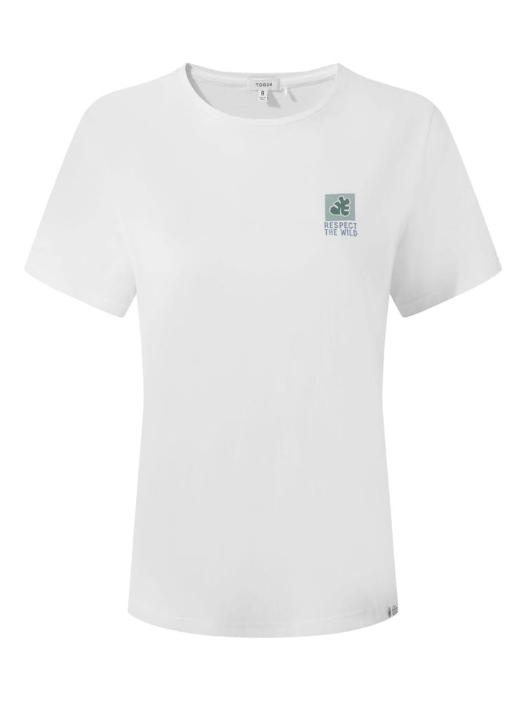 Tog 24 White Womens Respect 100% Cotton T-Shirt - Image 5 of 5