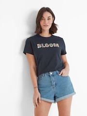 أزرق - Tog 24 Womens Minda 100% Cotton T-Shirt - صورة 3 من 7