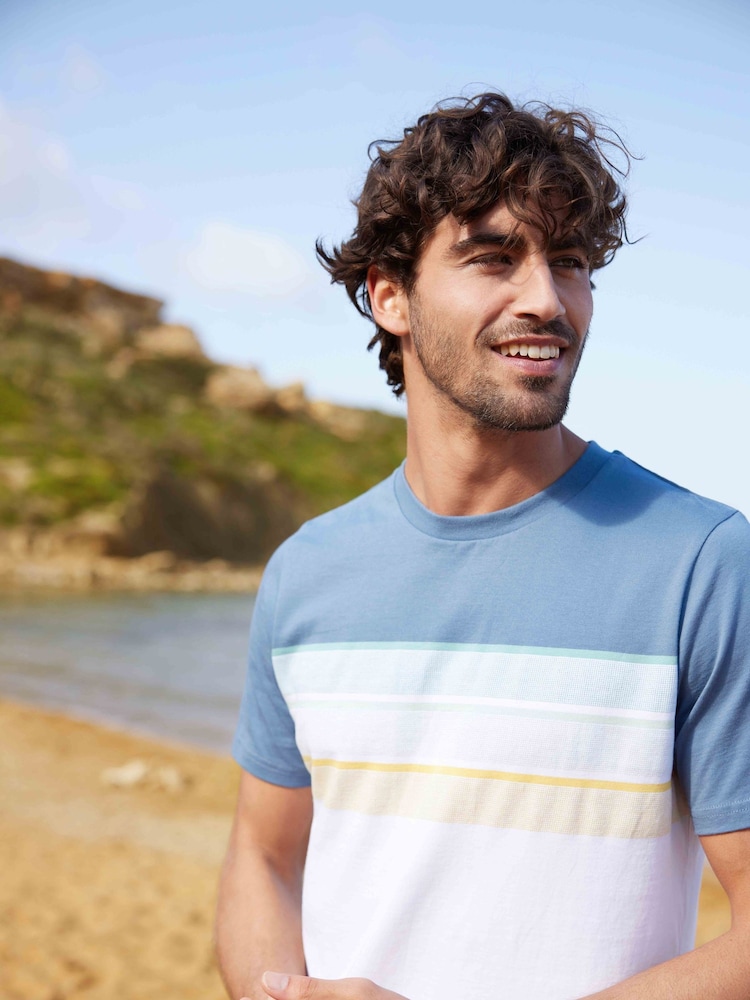 Tog 24 Blue Mens Blaxhall 100% Cotton T-Shirt - Image 1 of 7