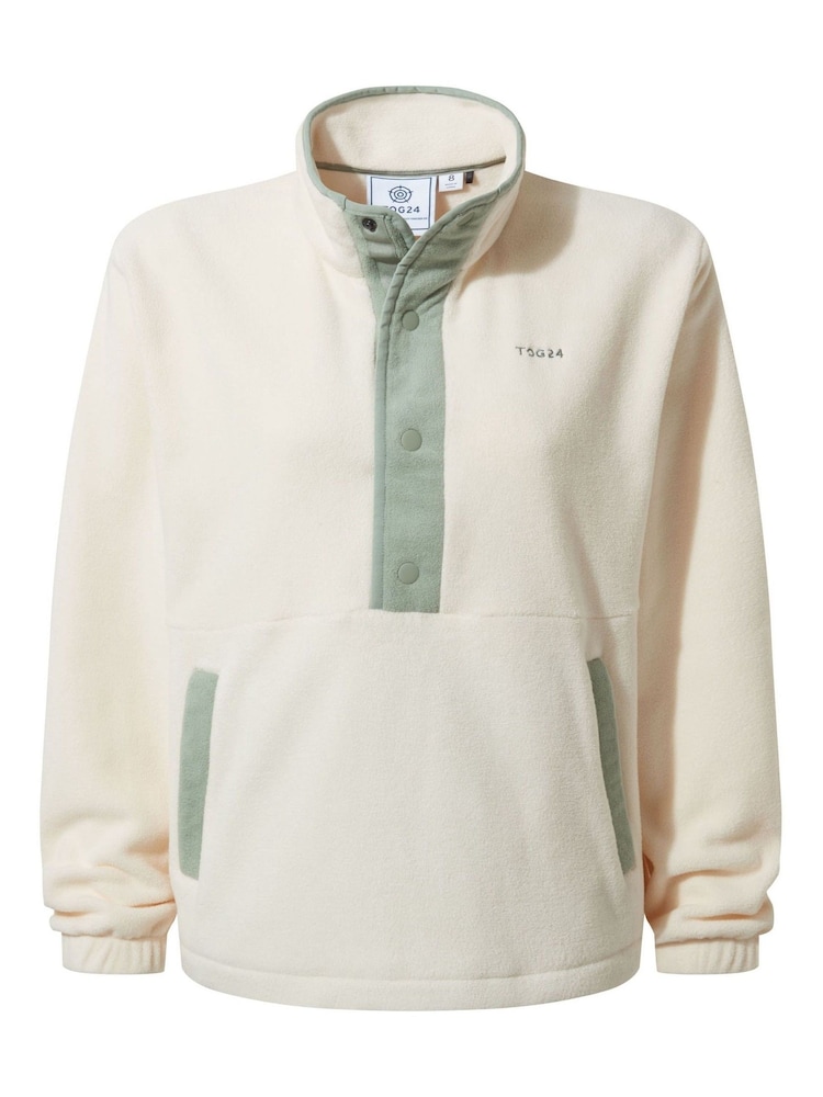 Cream1 - Tog 24 Womens Sawford Half Zip Fleece - صورة 6 من 6