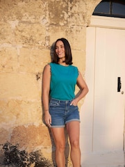 Tog 24 Blue Womens Katie 100% Cotton Vest - Image 1 of 7