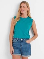 Tog 24 Blue Womens Katie 100% Cotton Vest - Image 3 of 7