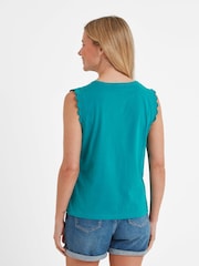 Tog 24 Blue Womens Katie 100% Cotton Vest - Image 4 of 7