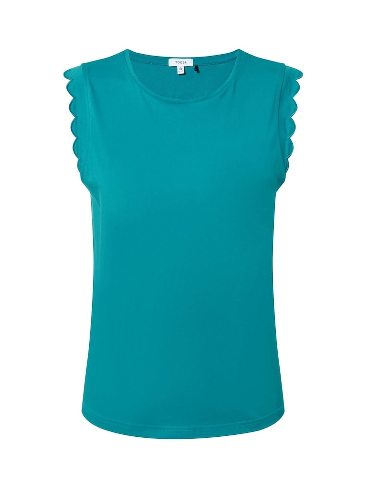 Tog 24 Blue Womens Katie 100% Cotton Vest - Image 7 of 7