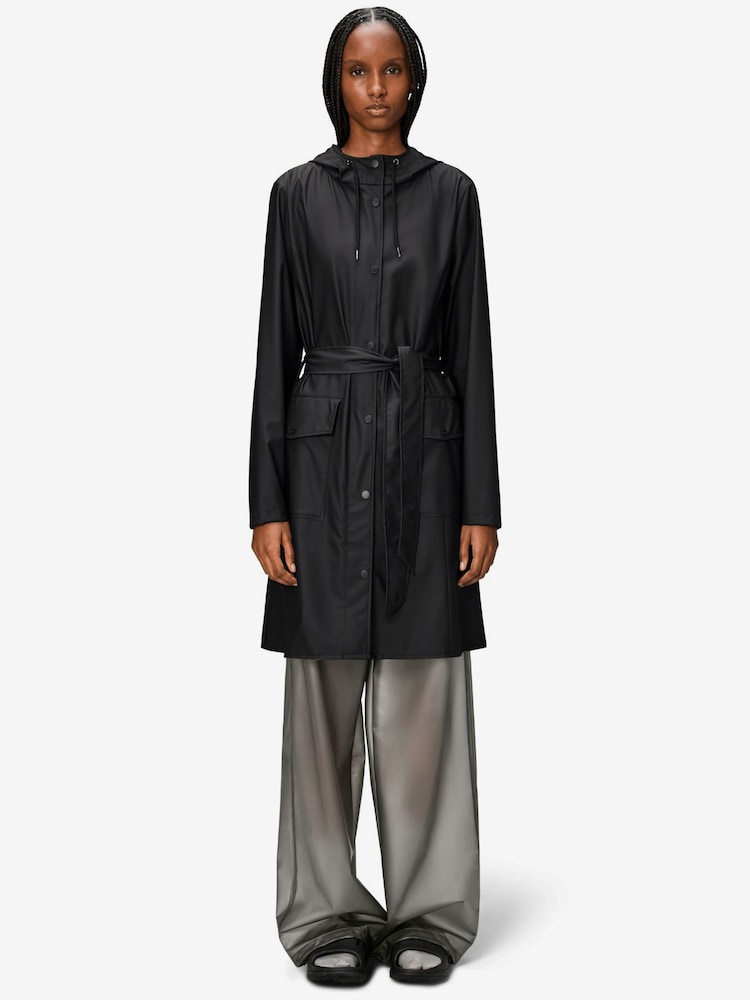 Rains Curve Long Jacket W3 - Image 1 of 5
