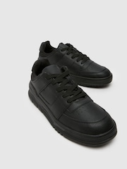 Schuh Machinery Lace Up Black Shoes - Image 3 of 4