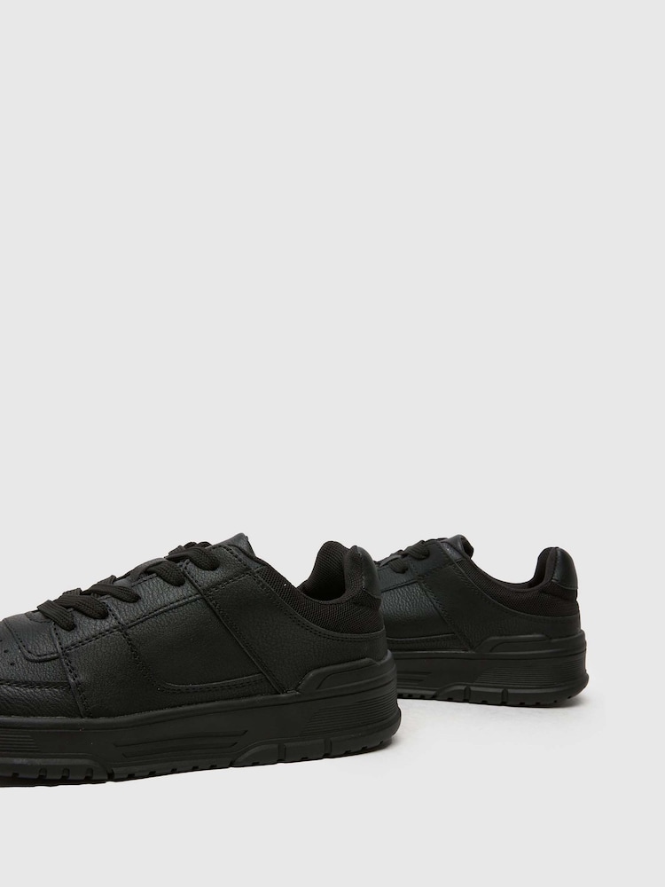 Schuh Machinery Lace Up Black Shoes - Image 4 of 4 Schuh Machinery Lace Up Black Shoes - Image 4 of 4