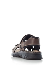 Rieker Mens Hook & Loop Brown sandals - Image 3 of 3