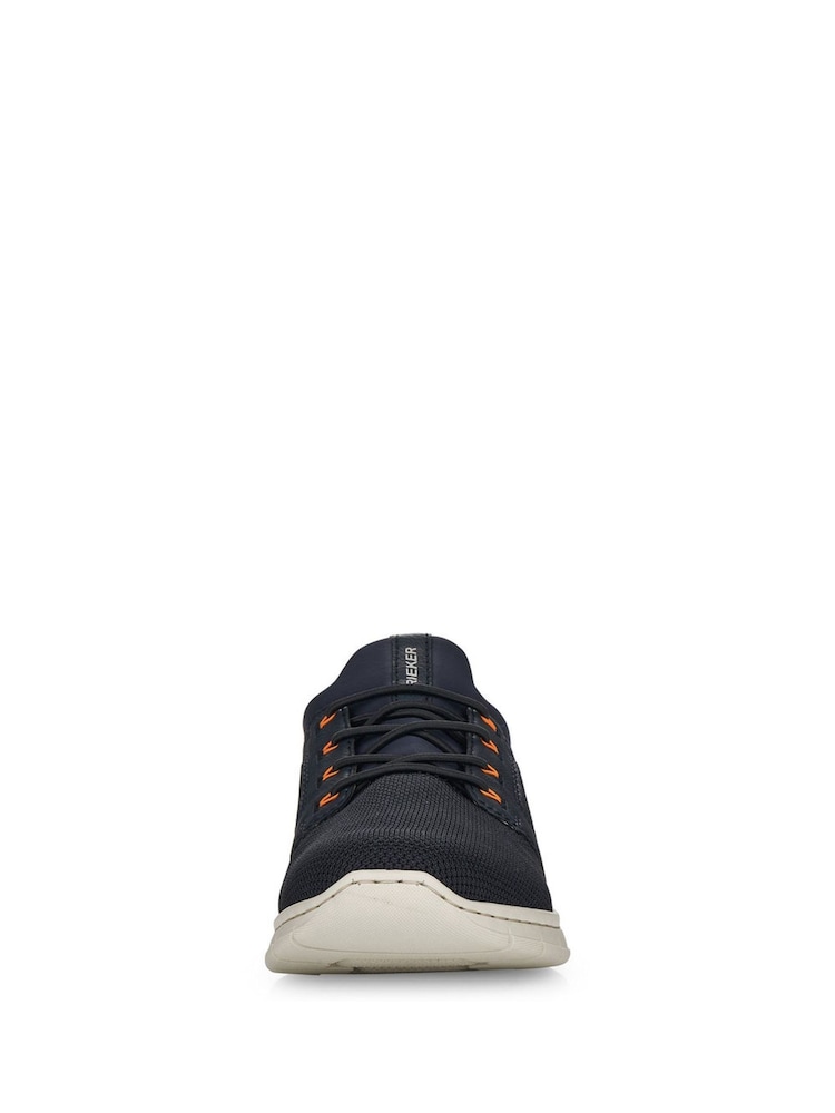 Rieker Mens Blue Elasticated Shoes - Image 2 of 6 Rieker Mens Blue Elasticated Shoes - Image 2 of 6