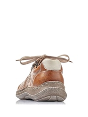 Rieker Mens Zipper Brown Shoes - Image 6 of 7