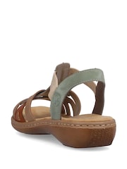 Rieker Womens Green Elasticated Shoes - Slika 4 iz 6