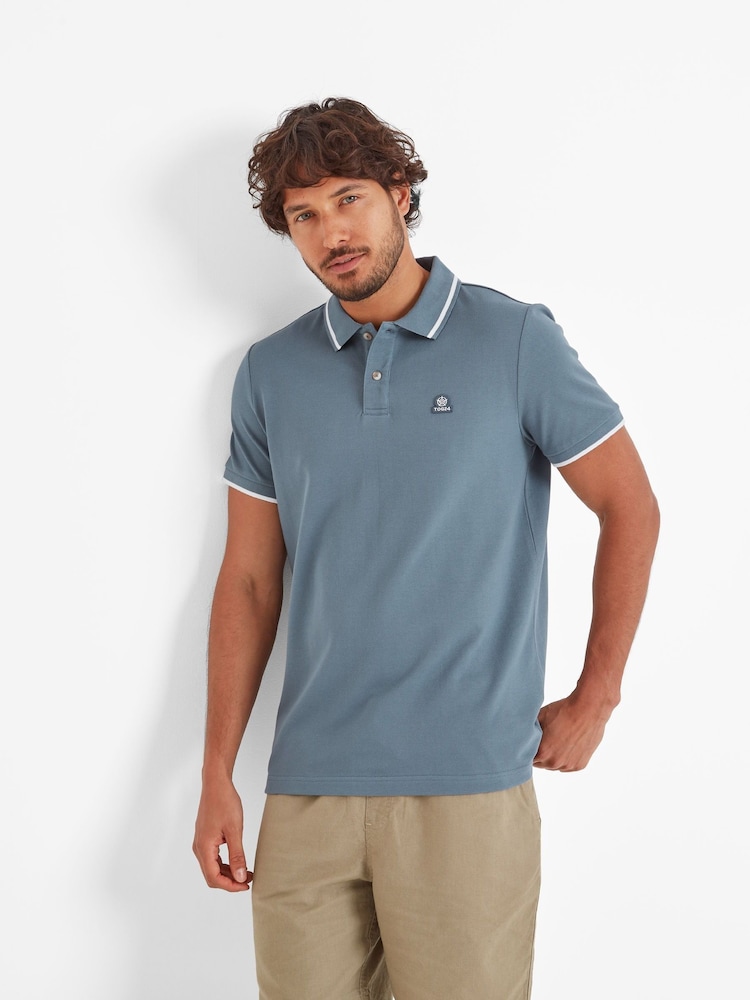 Tog 24 Blue Mens Binsoe Polo Shirt - Image 2 of 6
