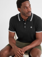 Tog 24 Black Mens Biston 100% Cotton Polo Shirt - Image 4 of 6