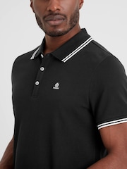 Tog 24 Black Mens Biston 100% Cotton Polo Shirt - Image 5 of 6