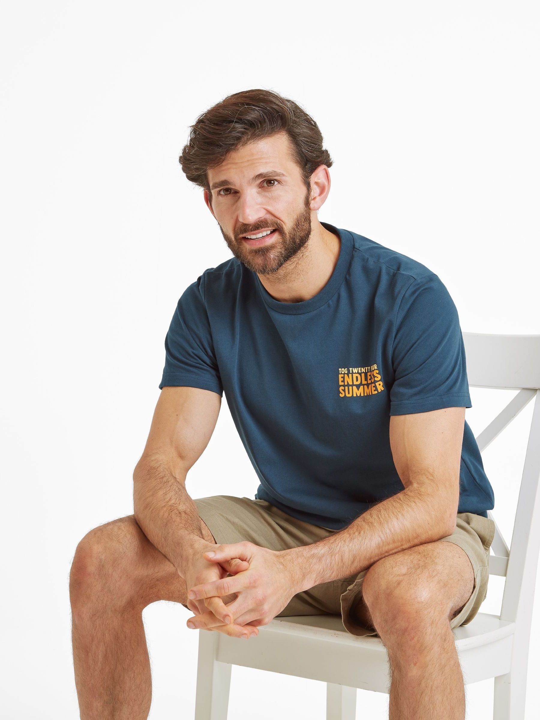 Buy Tog 24 Blue Mens Lalo T-Shirt from Next Romania
