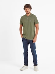 Tog 24 Green Mens Braunton 100% Cotton Polo Shirt - Image 1 of 5