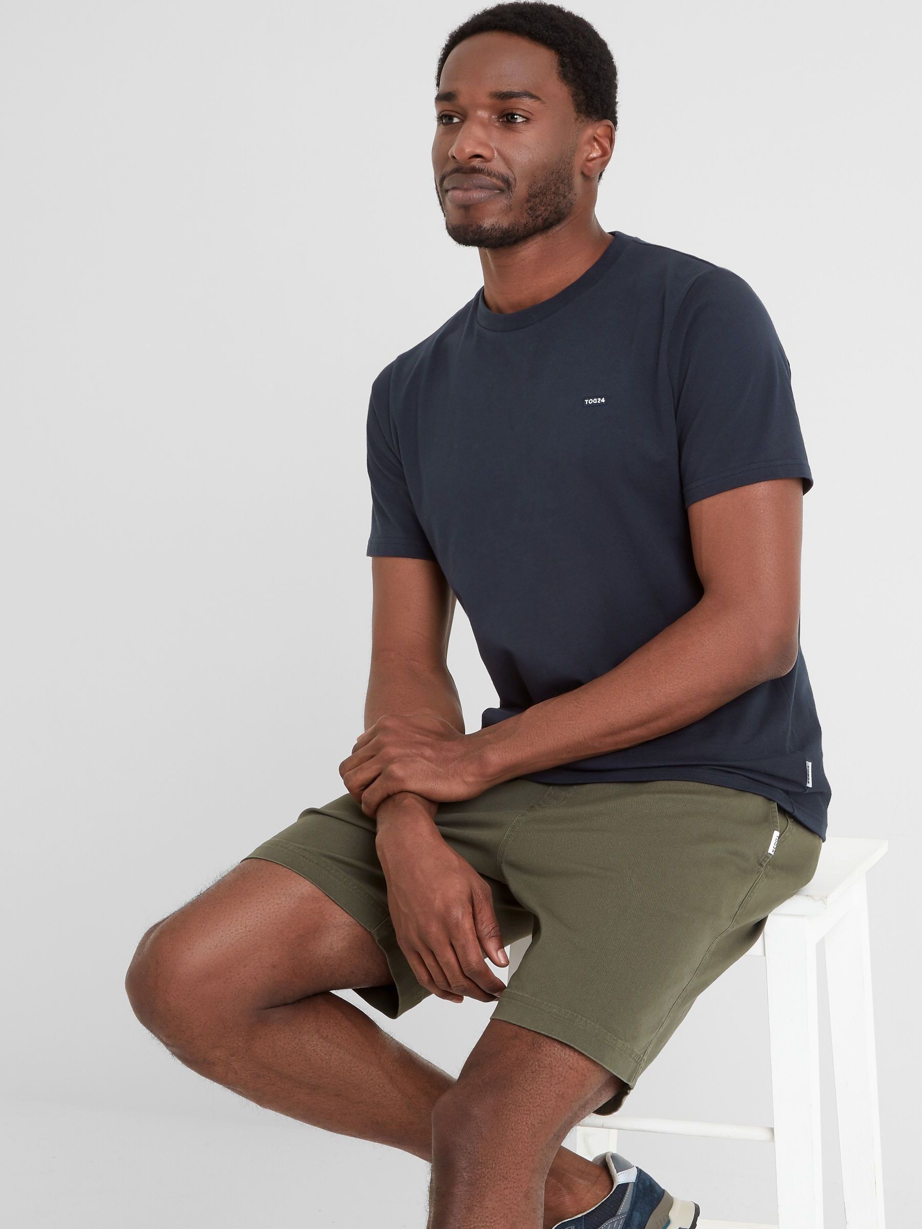 Buy Tog 24 Blue Mens Howard 100% Cotton T-Shirt from Next USA