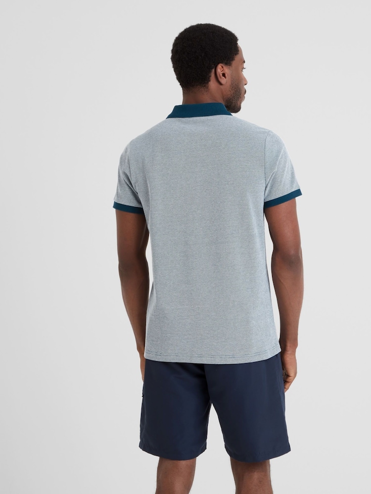 Tog 24 Blue Mens Whitley 100% Cotton Polo Shirt - Image 3 of 6