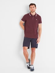 Tog 24 Purple Mens Biston 100% Cotton Polo Shirt - Image 1 of 6
