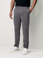 BOSS Grey Regular Fit Trousers - Image 1 of 6