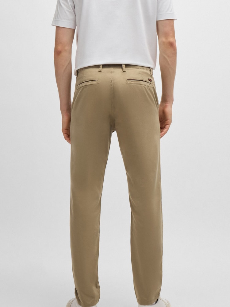 BOSS Brown Regular Fit Trousers - Image 2 of 6