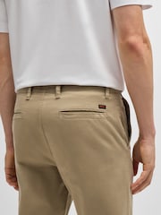 BOSS Brown Regular Fit Trousers - Image 4 of 6