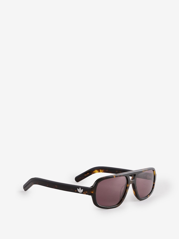 adidas Originals Brown Sunglasses - Image 1 of 9