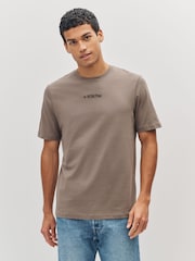 Black/Grey/White Graphic Print T-Shirts 3 Pack - Image 2 of 12