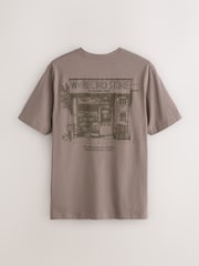 Black/Grey/White Graphic Print T-Shirts 3 Pack - Image 5 of 12