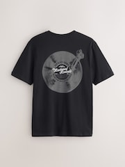 Black/Grey/White Graphic Print T-Shirts 3 Pack - Image 6 of 12