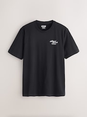 Black/Grey/White Graphic Print T-Shirts 3 Pack - Image 7 of 12