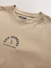 Stone Relaxed Fit Long Sleeve Graphic T-Shirt - Image 9 of 9