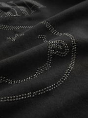 Black Nirvana Relaxed Fit Band Graphic Print T-Shirt - Image 6 of 7