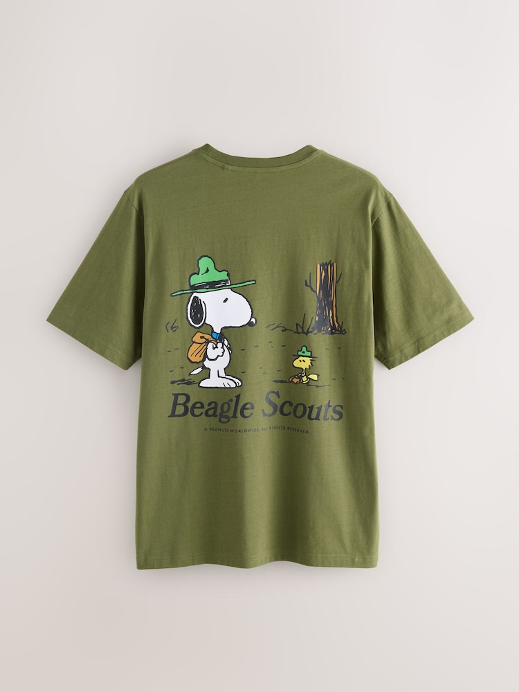 Green Licence Snoopy T-Shirt - Image 2 of 5 Green Licence Snoopy T-Shirt - Image 2 of 5