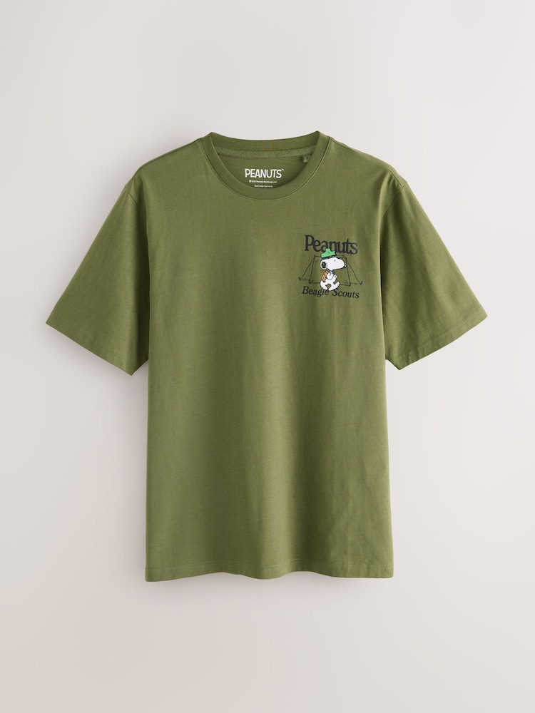 Buy Green Licence Snoopy T-Shirt from the Next UK online shop
