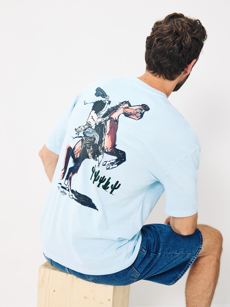 Blue Tery Urban Seminal Artist Licence T-Shirt - Image 1 of 9 Blue Tery Urban Seminal Artist Licence T-Shirt - Image 1 of 9