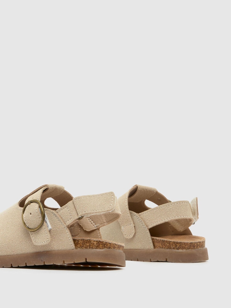 Schuh Trace Buckle Brown Clogs - Image 4 of 4