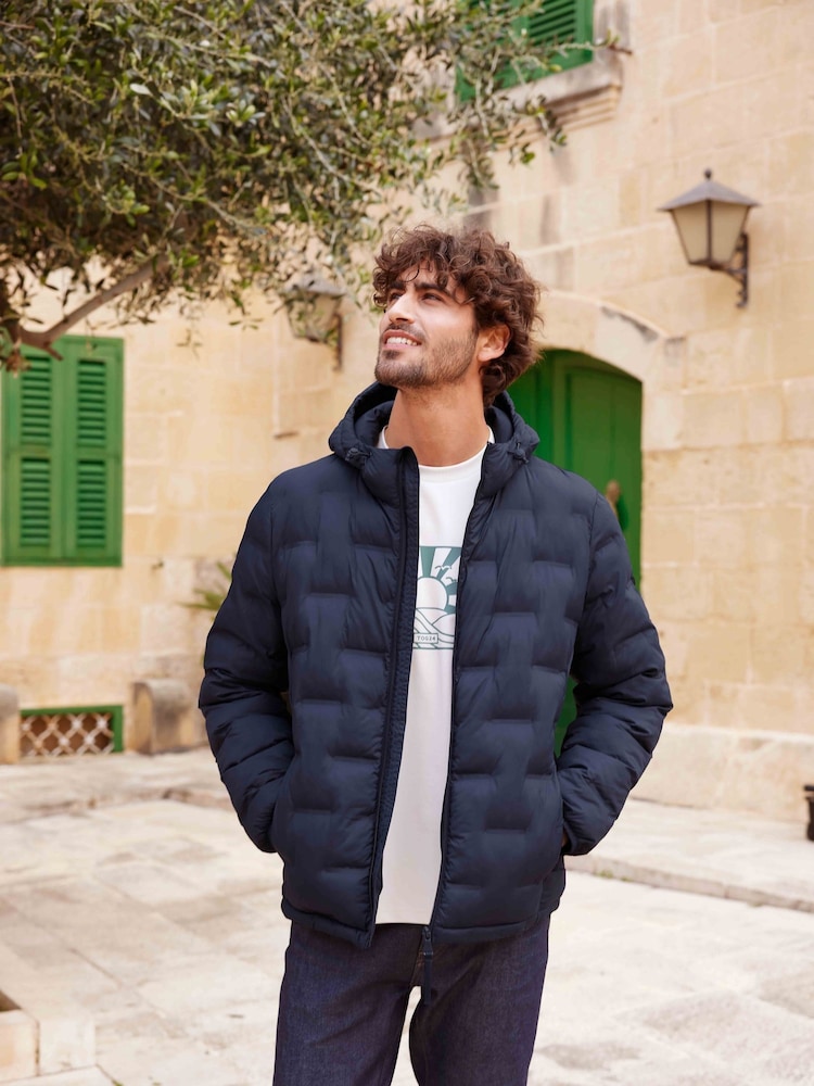 Tog 24 Blue Mens Fender Padded Jacket - Image 1 of 8