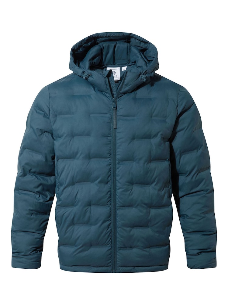 Groen - Tog 24 Fender Mens Padded Jacket - Afbeelding 6 van 6