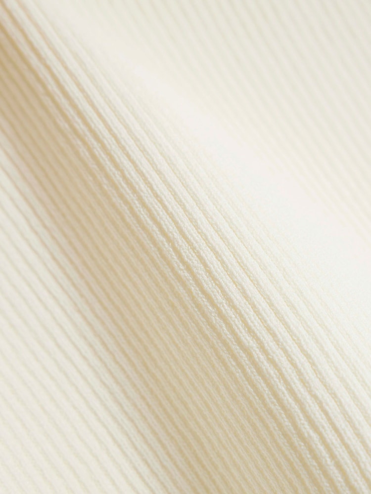 River Island Cream Girls Sweetheart Bow Knit Top - Image 4 of 4