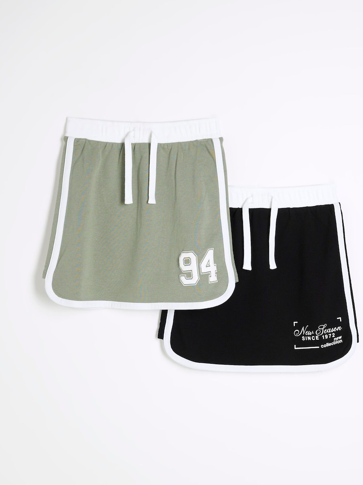 River Island dekleta tekač 100% bombaž krila 2 Pack - Slika 1 iz 4