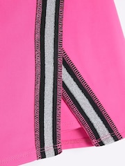 River Island Pink Girls 100% Cotton Active Cheer Skort Set - Image 4 of 5